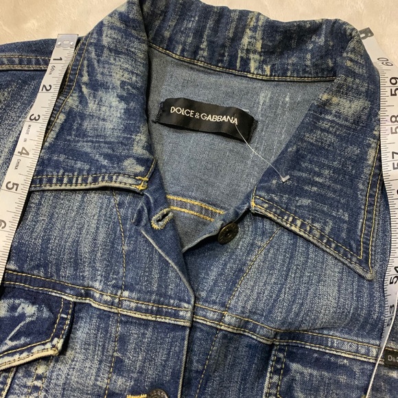Dolce & Gabbana Bling Embellished Y2K Jean Jacket - Picture 6 of 9